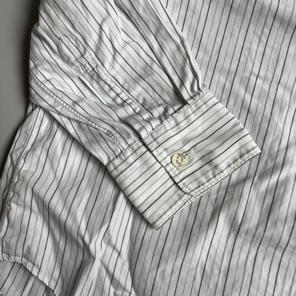 Comme des Garcons SHIRT Vintage Comme des Garcons Striped Button Up Shirt Size M / US 6-8 / IT 42-44 - 8 Thumbnail
