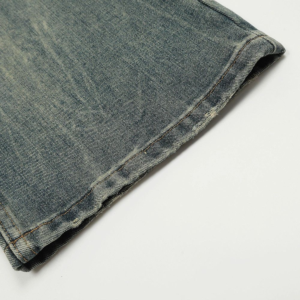 Vintage Men's casual simple retro washed distressed jeans Size US 32 / EU 48 - 6 Thumbnail