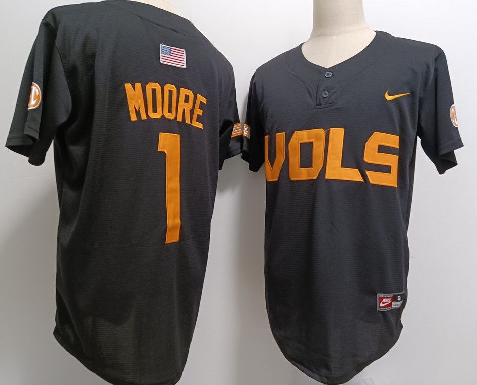 Other Men's Tennessee Volunteers #1 Christian Moore Grey Jersey Size US S / EU 44-46 / 1 - 1 Thumbnail