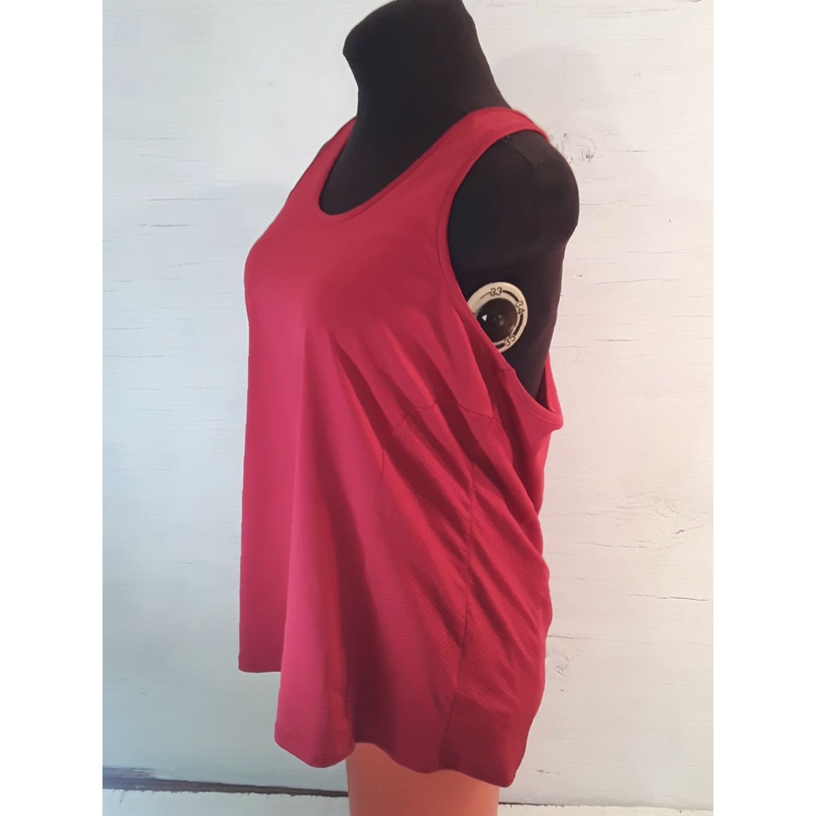 Vintage Womens Red XL Antigua Workout Tank Top Spandex Poly Blend NWT Tank Sleeveless Gym Size XL Red Womens NWT Size XL / US 12-14 / IT 48-50 - 5 Thumbnail