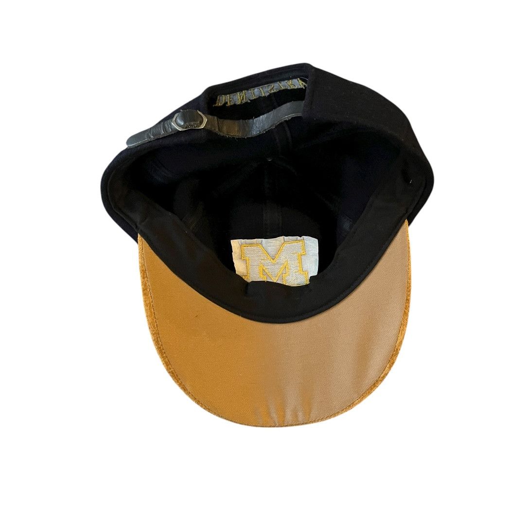 Vintage VINTAGE University of Michigan Two Tone Suede Hat Size ONE SIZE - 3 Thumbnail