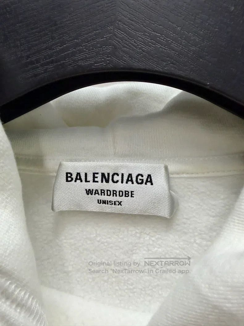 Balenciaga Balenciaga White hooded sweatshirt, size XS Size US XS / EU 42 / 0 - 3 Thumbnail