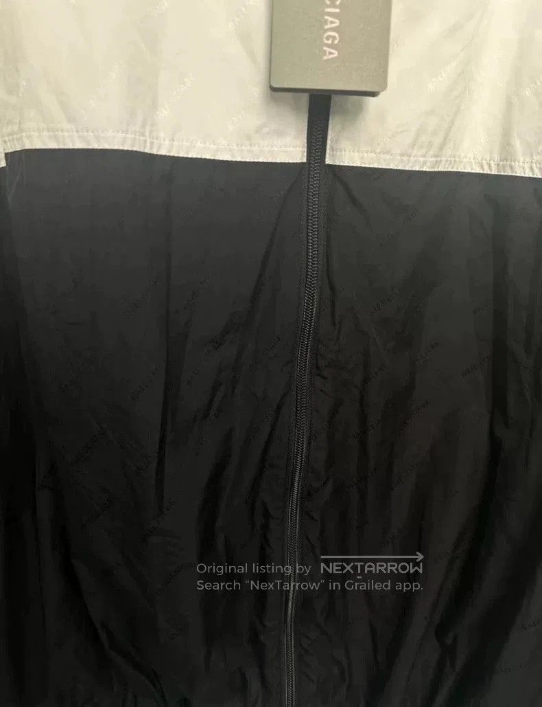 Balenciaga Balenciaga Black White Windbreaker Jacket. Size US XL / EU 56 / 4 - 3 Thumbnail