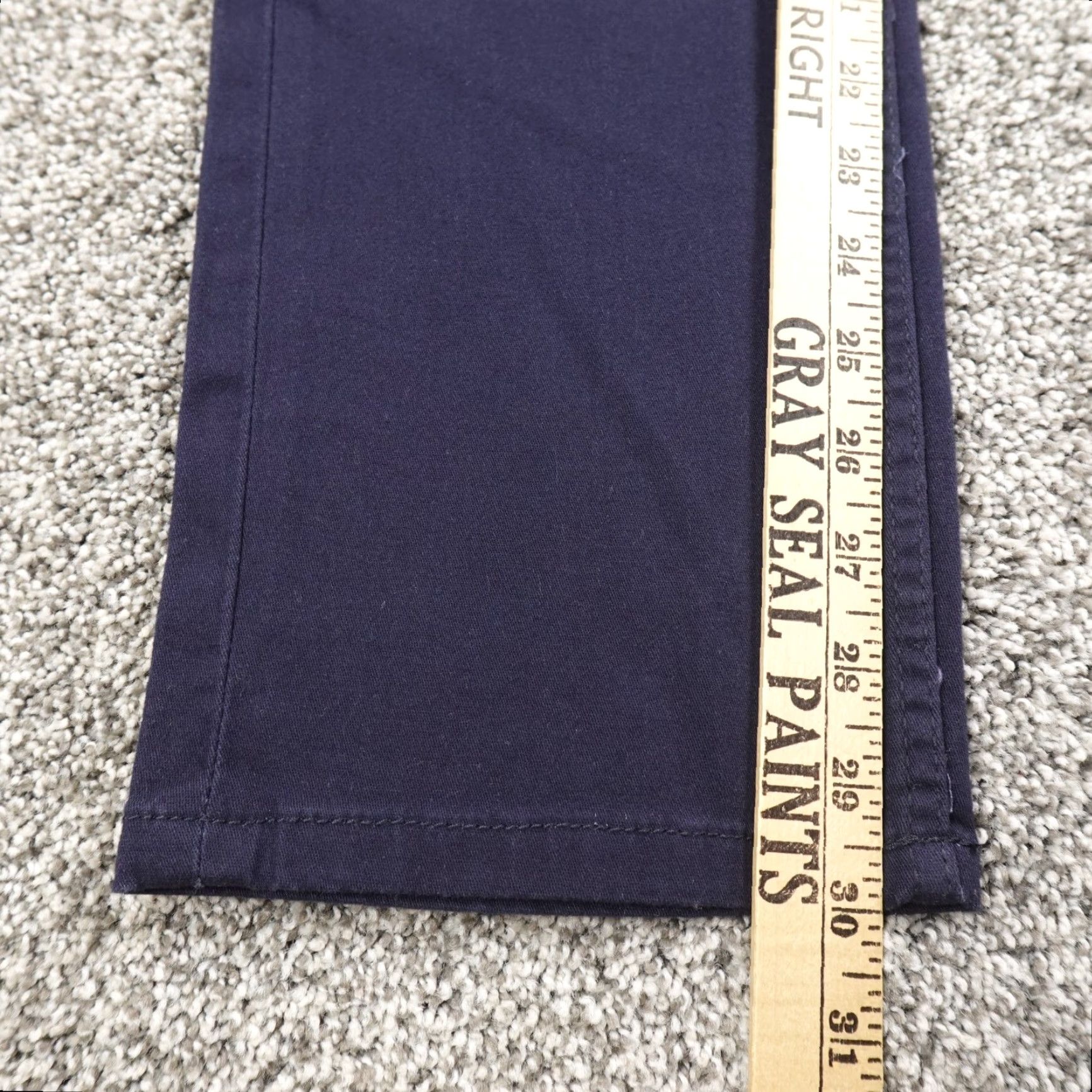 Chaps Chaps Pants Mens 30X30 Blue Chino 5 Pocket Stretch Golf Regular Inseam 30 Size US 30 / EU 46 - 4 Thumbnail