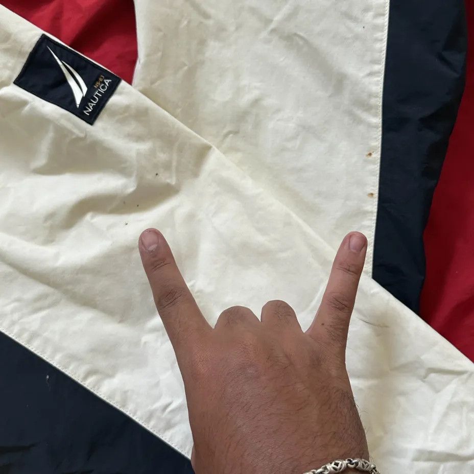 Nautica Vintage Nautica NX1000 Sailing Windbreaker Hooded Jacket Size US XL / EU 56 / 4 - 5 Thumbnail