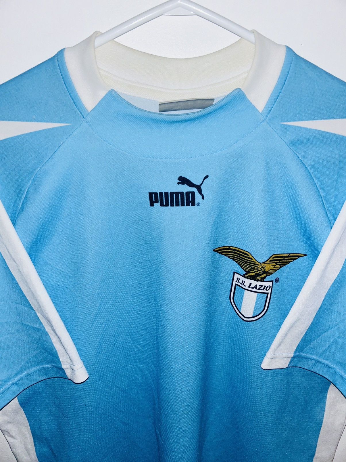 Puma × Vintage Lazio Roma Commemorative 2002/03 printed signed signature Size US M / EU 48-50 / 2 - 3 Thumbnail