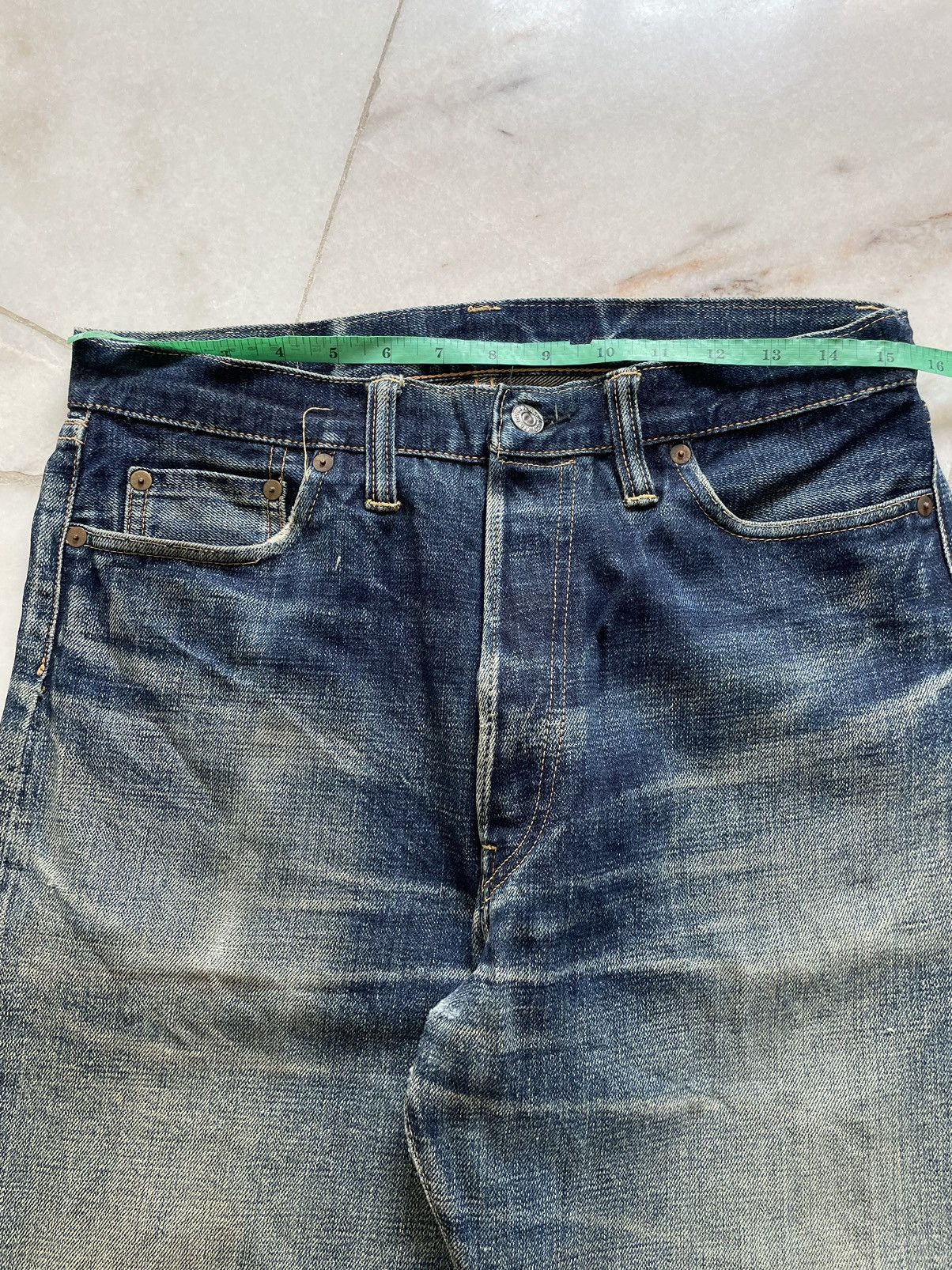 Japanese Brand Vintage Dope & Drakker Lot 1100 Selvedge Jeans Size US 31 - 6 Thumbnail