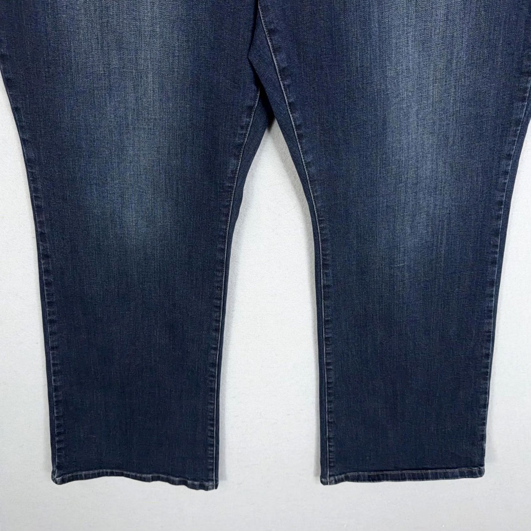 Pistola Pistola Jeans Womens Plus 22W Blue Dark Wash High Rise Bootcut Stretch Denim 90s Size 40" / US 18 - 3 Thumbnail