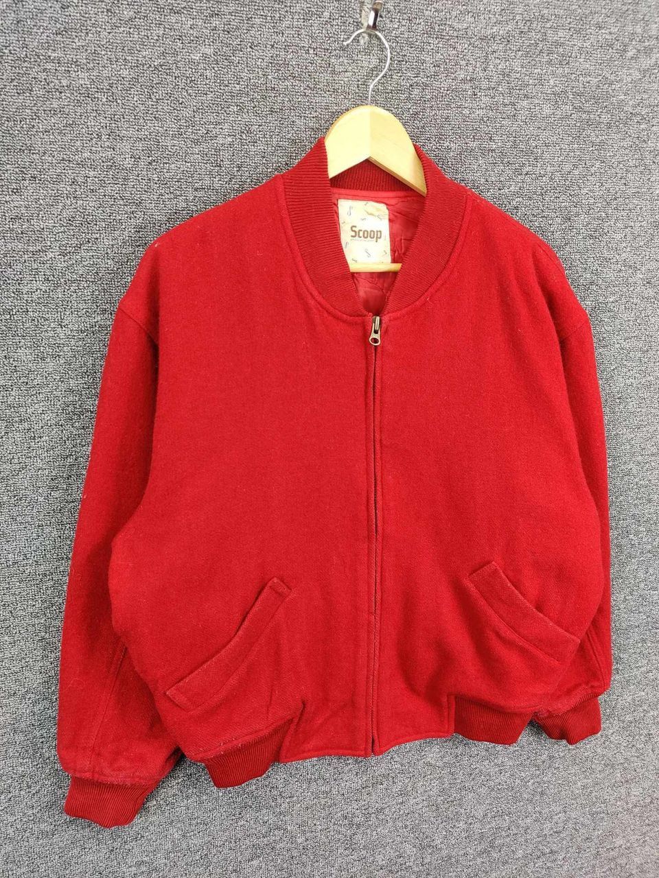 Japanese Brand Vintage Scoop Embroidery Wool Varsity Jacket Size US M / EU 48-50 / 2 - 7 Thumbnail