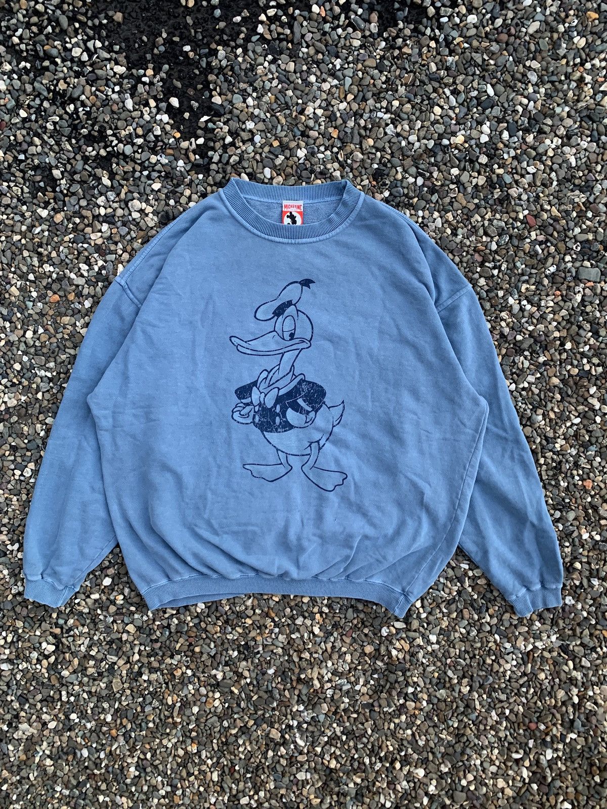 Mickey Inc Vintage Mickey Inc Donald Duck Crewneck Sweatshirt Size US L / EU 52-54 / 3 - 1 Thumbnail