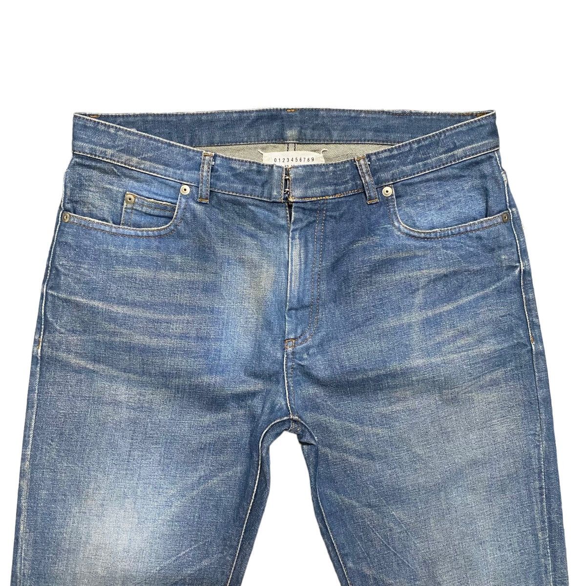 Maison Margiela Vintage Maison Margiela Raw Denim Jeans Washed Blue Size US 32 / EU 48 - 6 Thumbnail