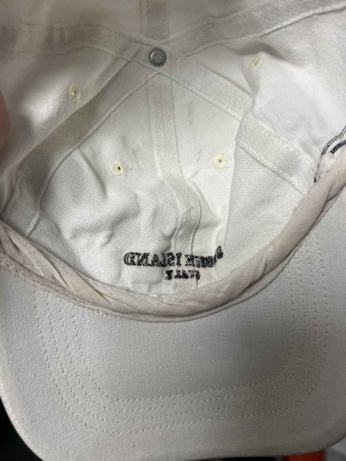 Massimo Osti Vintage Stone Island Cap Logo White Size ONE SIZE - 10 Thumbnail