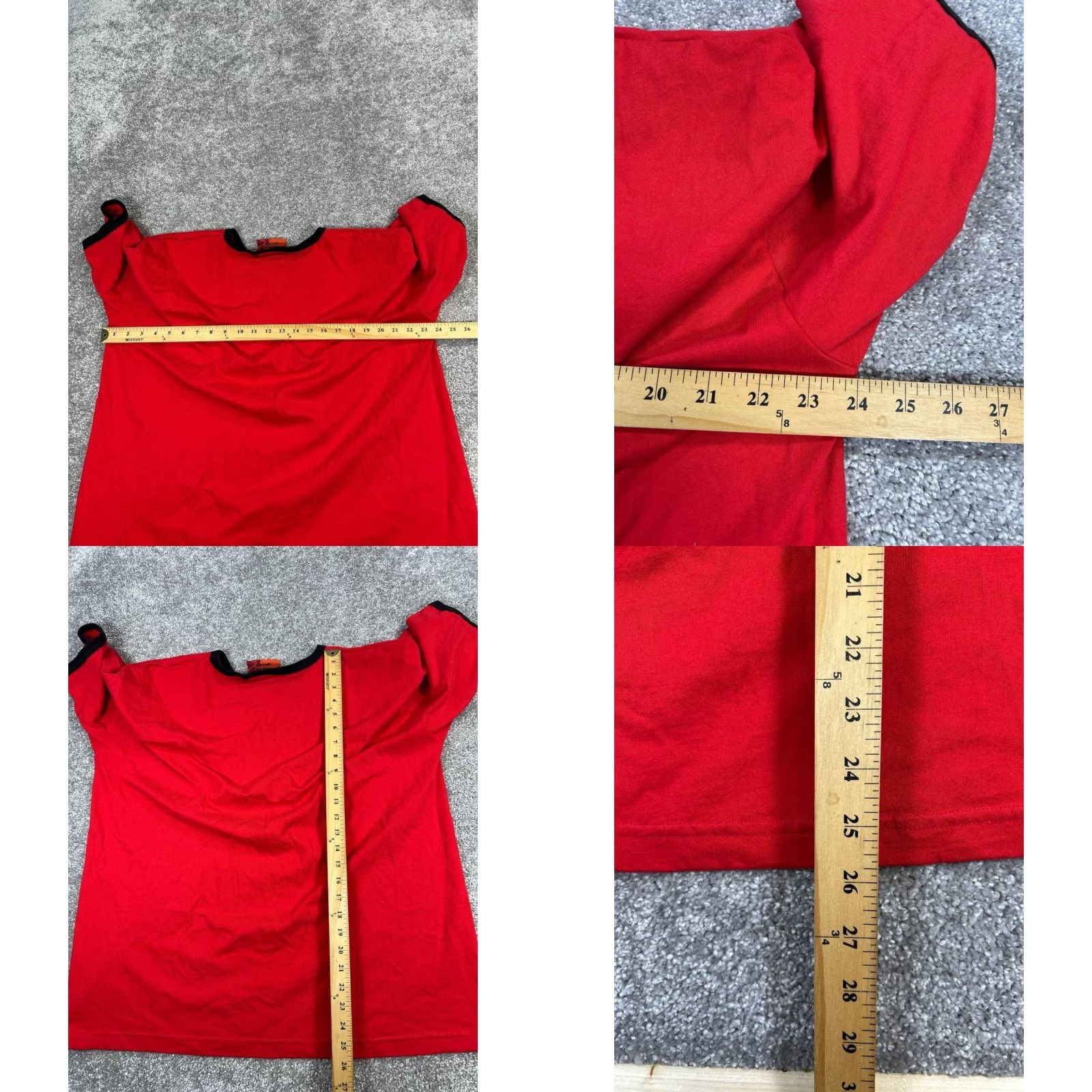 Vintage Billie Eilish Shirt Mens XL Red Cotton Crew Neck Short Sleeve T-Shirt Music 2010s Boys Mens Size US XL / EU 56 / 4 - 8 Thumbnail