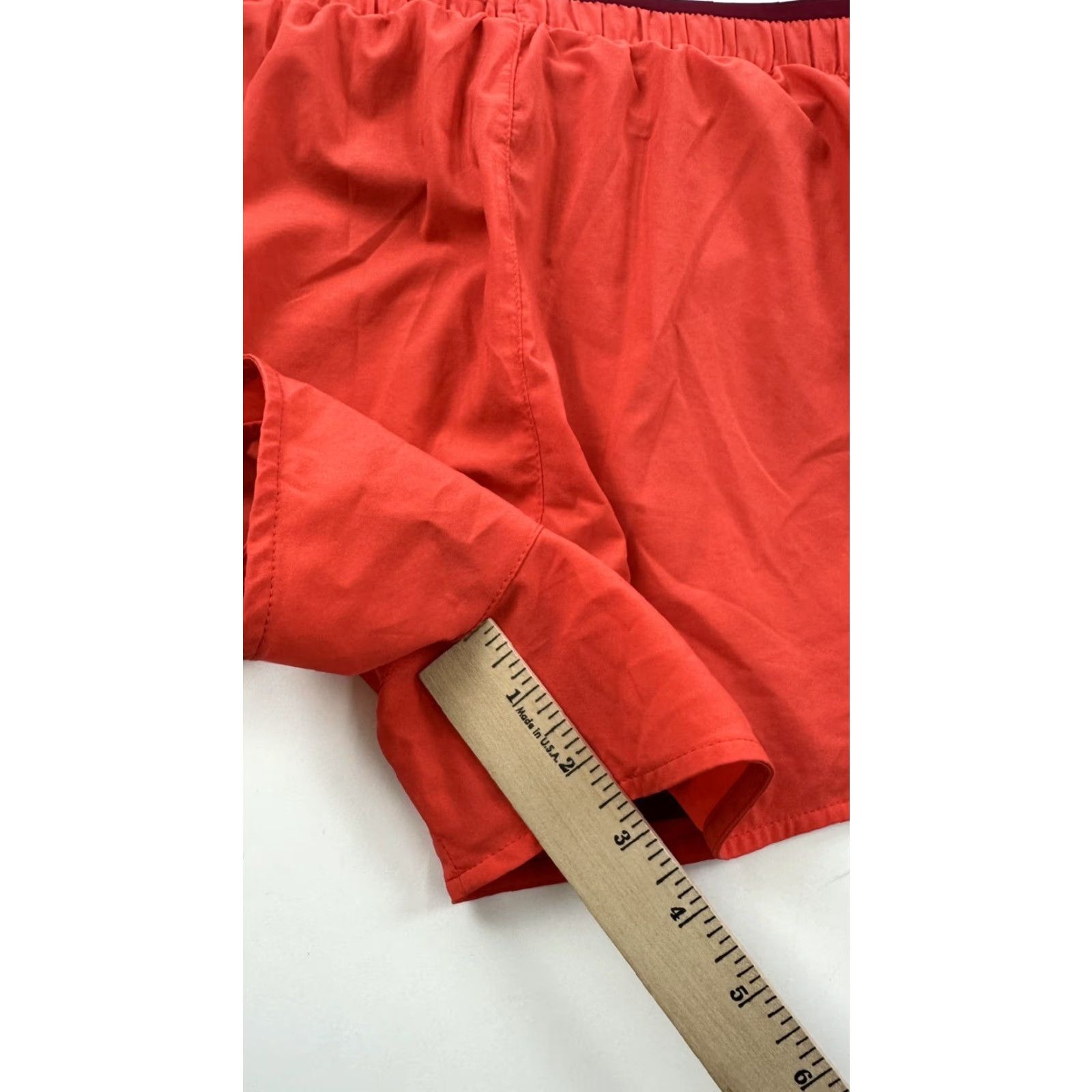 Nike Nike Shorts Women’s XL Orange 3in Dri-Fit Athletic Cross Training Running Gym Women Size 40" / US 18 - 7 Thumbnail