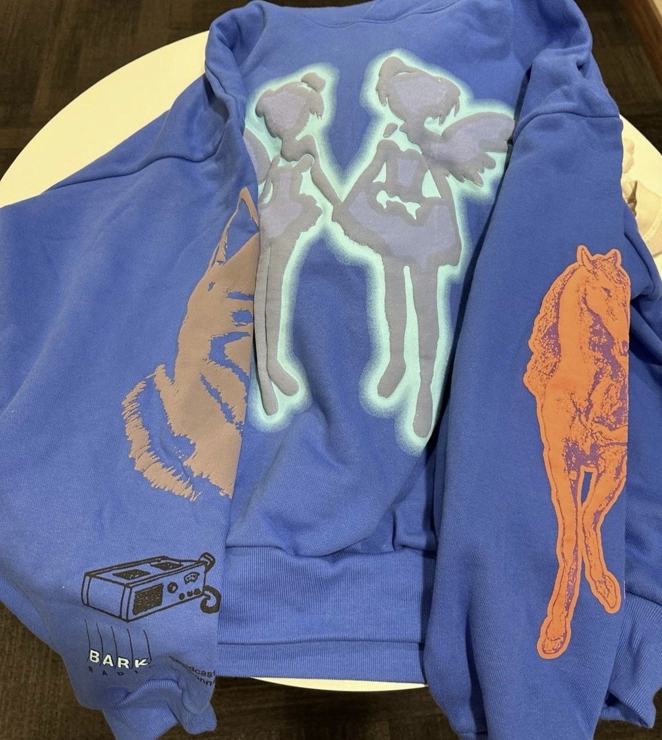 Drake × J. Cole Drake For All The Dogs Blue Hoodie sz L FATD Big As The What Size US L / EU 52-54 / 3 - 7 Thumbnail