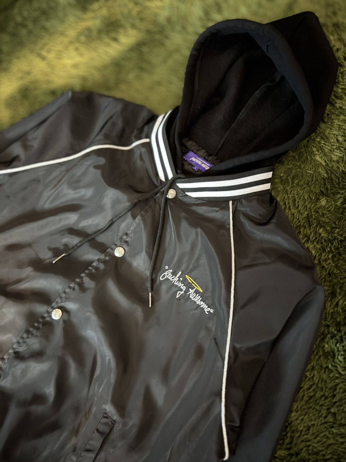 Fucking Awesome [L] Fucking Awesome R.I.P. Bandit Lightweight Stadium Jacket Size US L / EU 52-54 / 3 - 2 Thumbnail