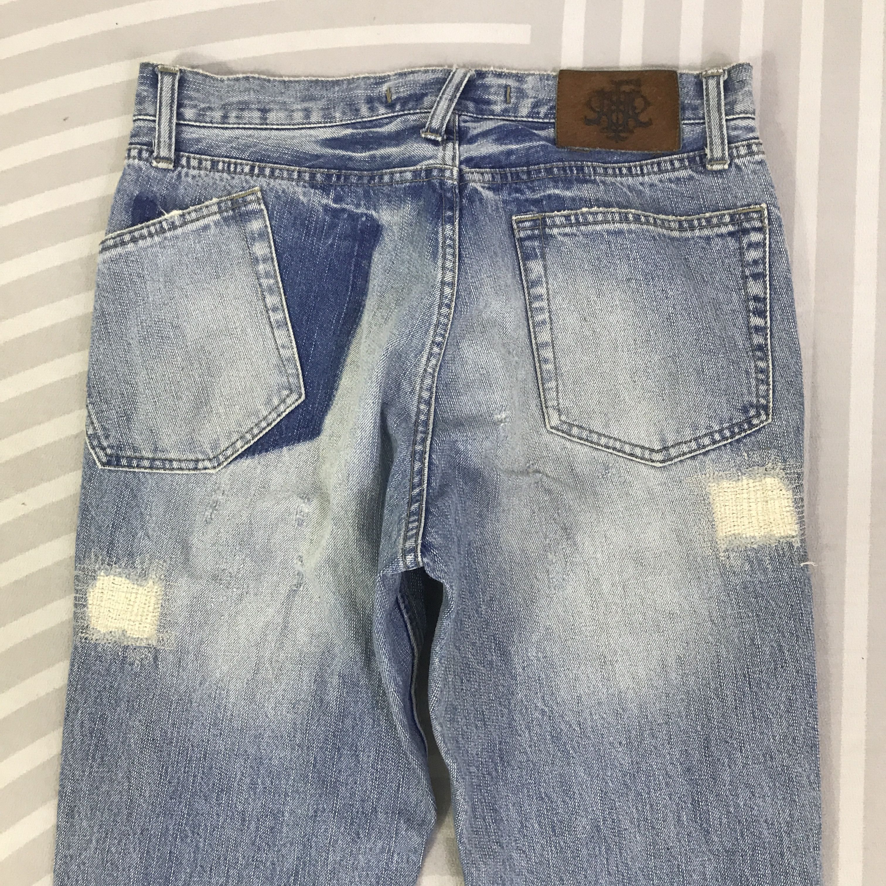 PPFM Vintage PPFM Rippe Distressed denim Jeans Pants K130B17 Size US 32 / EU 48 - 5 Thumbnail