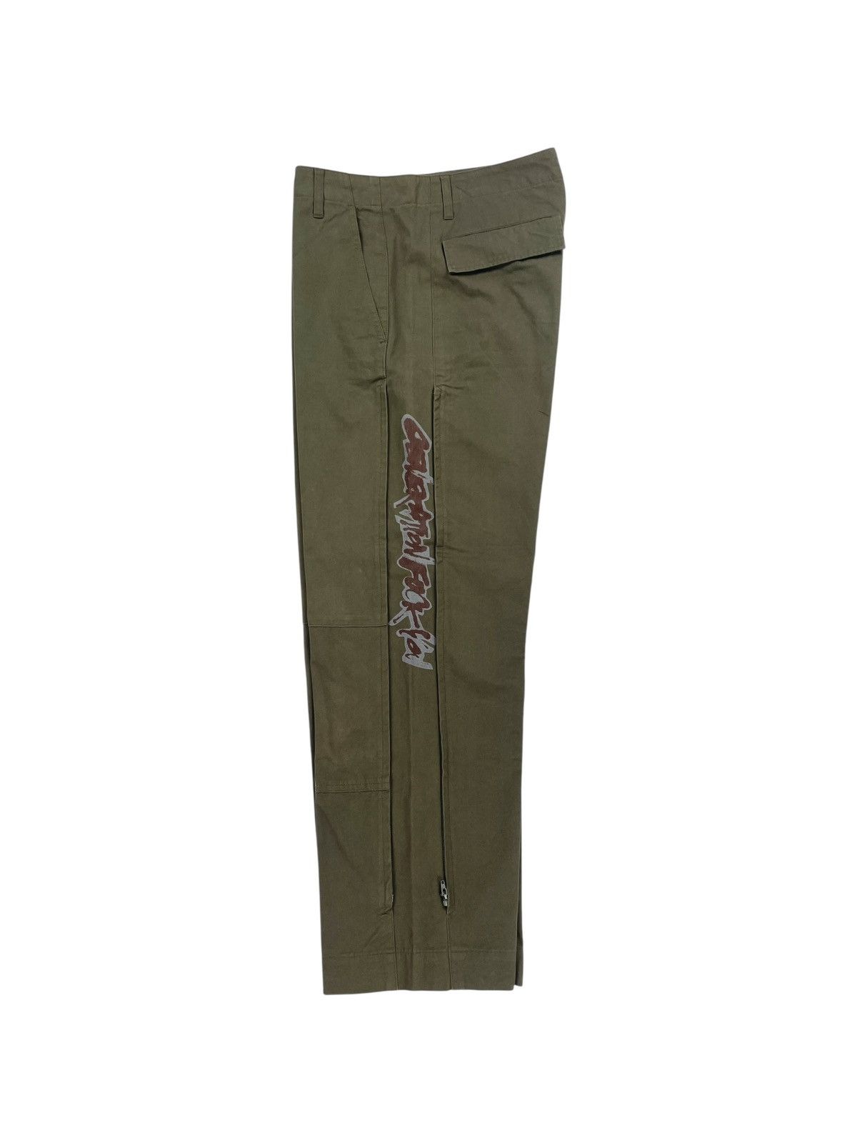 Undercover × Wtaps S/S 00 "Generation Fuck You" GFY Zipper Punk Pants Size US 30 / EU 46 - 2 Thumbnail