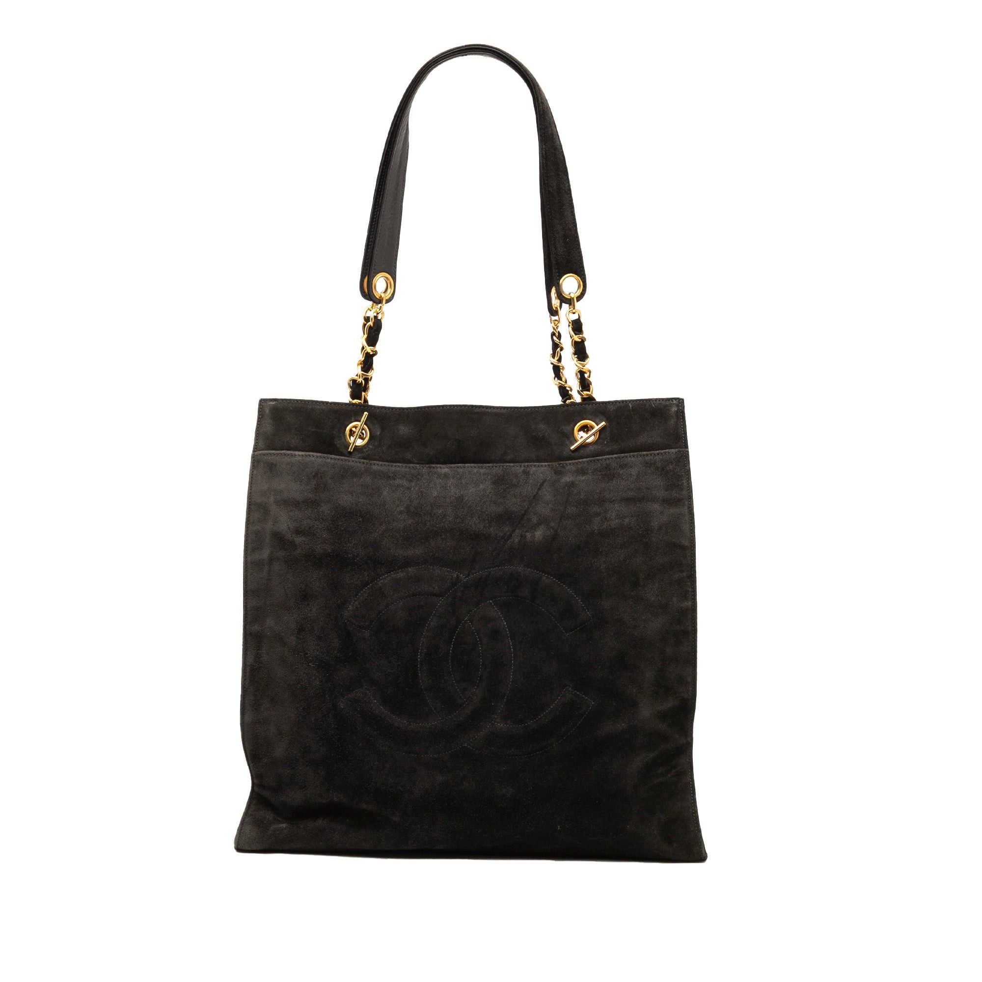 Chanel CC Suede Tote Size ONE SIZE - 1 Thumbnail