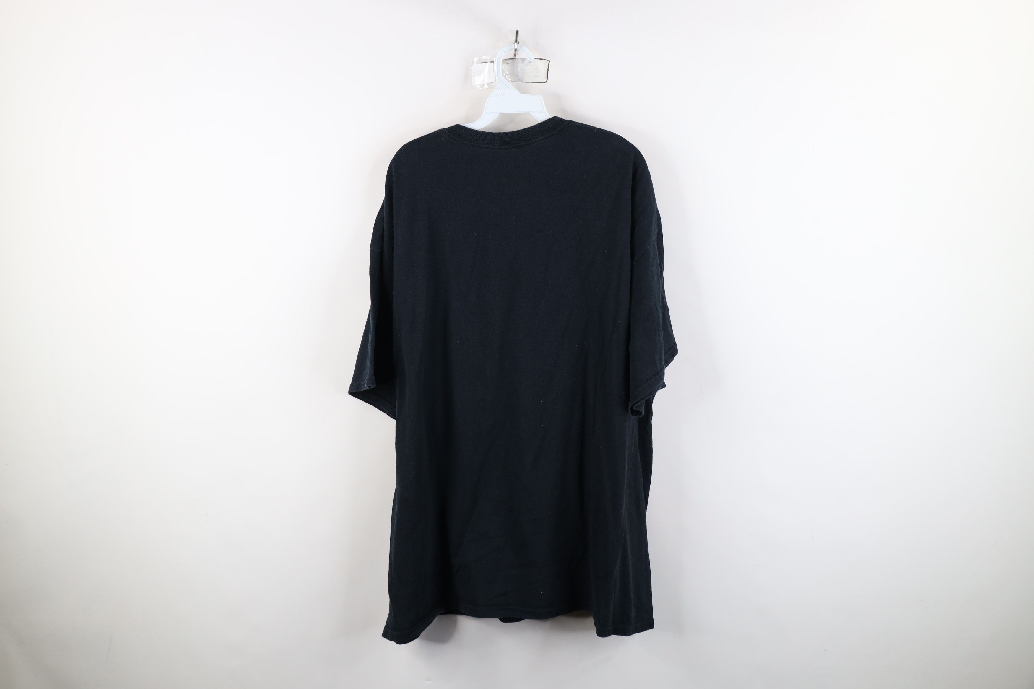 Vintage Vintage 90s Y2K Streetwear Skull Pirate T-Shirt Black Size US XXL / EU 58 / 5 - 12 Thumbnail