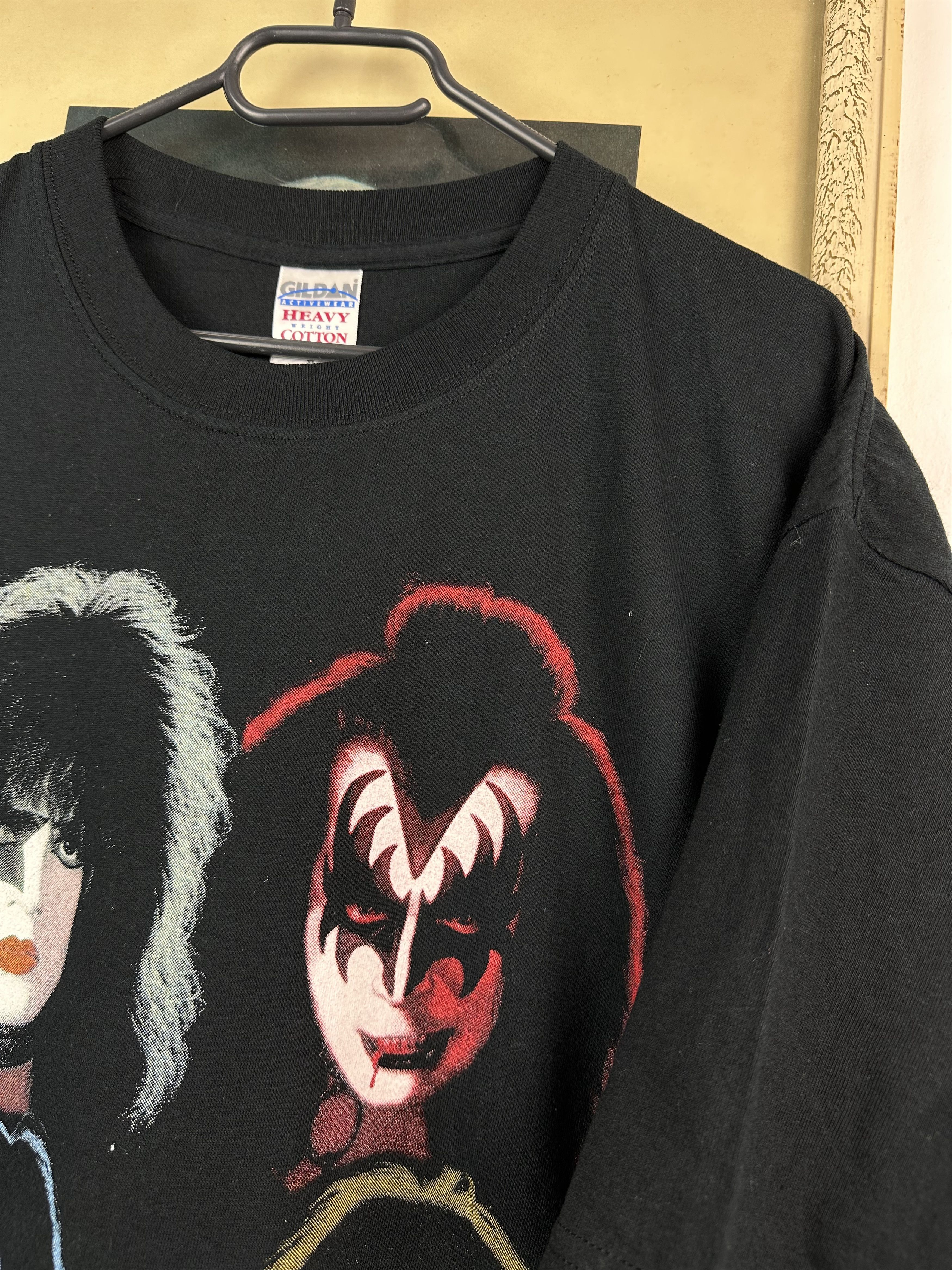 Band Tees Vintage Kiss Army Depot Faces Band Rare Graphic Shirt Tee Size US XL / EU 56 / 4 - 3 Thumbnail