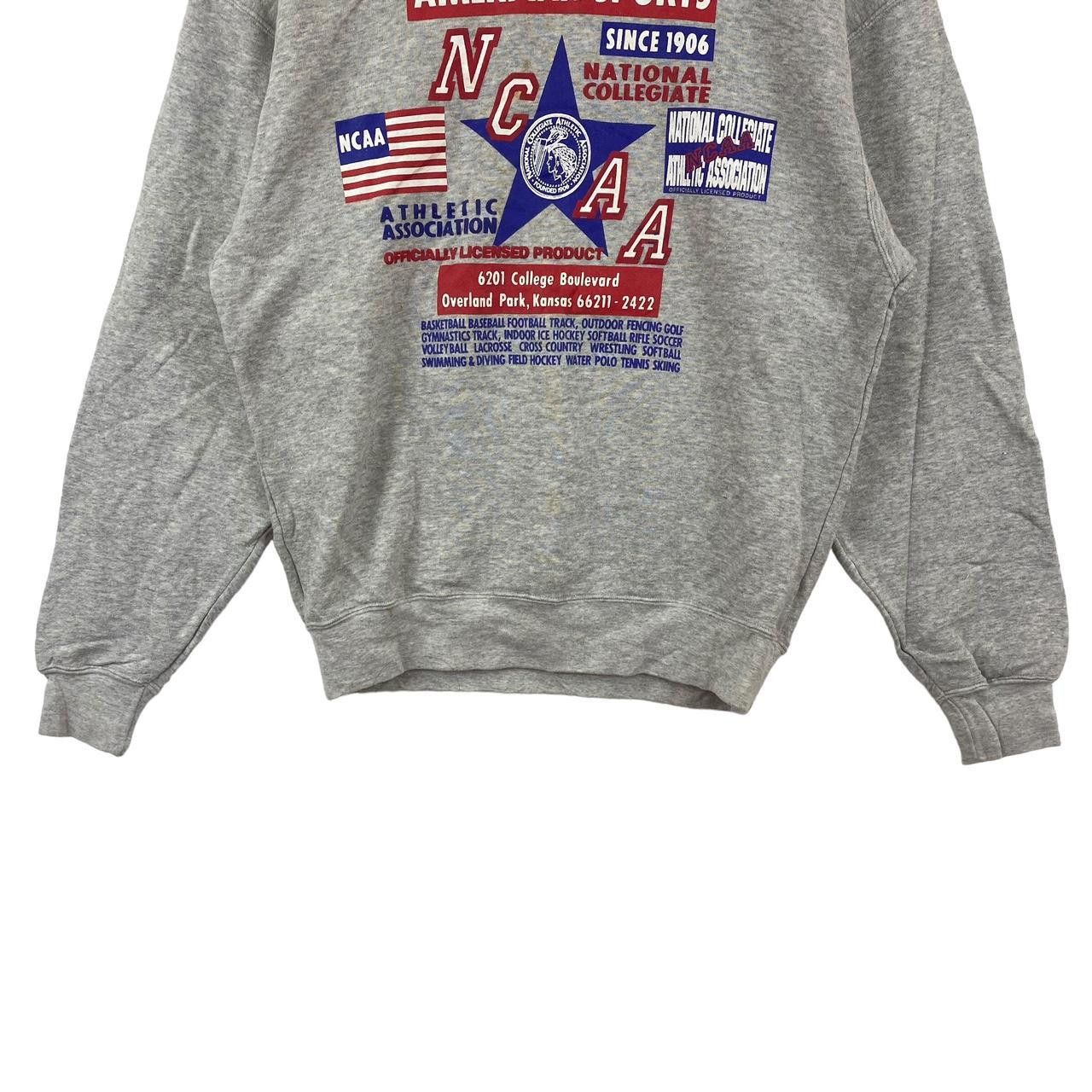 NCAA NCAA NATIONAL COLLEGE Athletic Embossed Sweatshirt Sweater Size M / US 6-8 / IT 42-44 - 4 Thumbnail