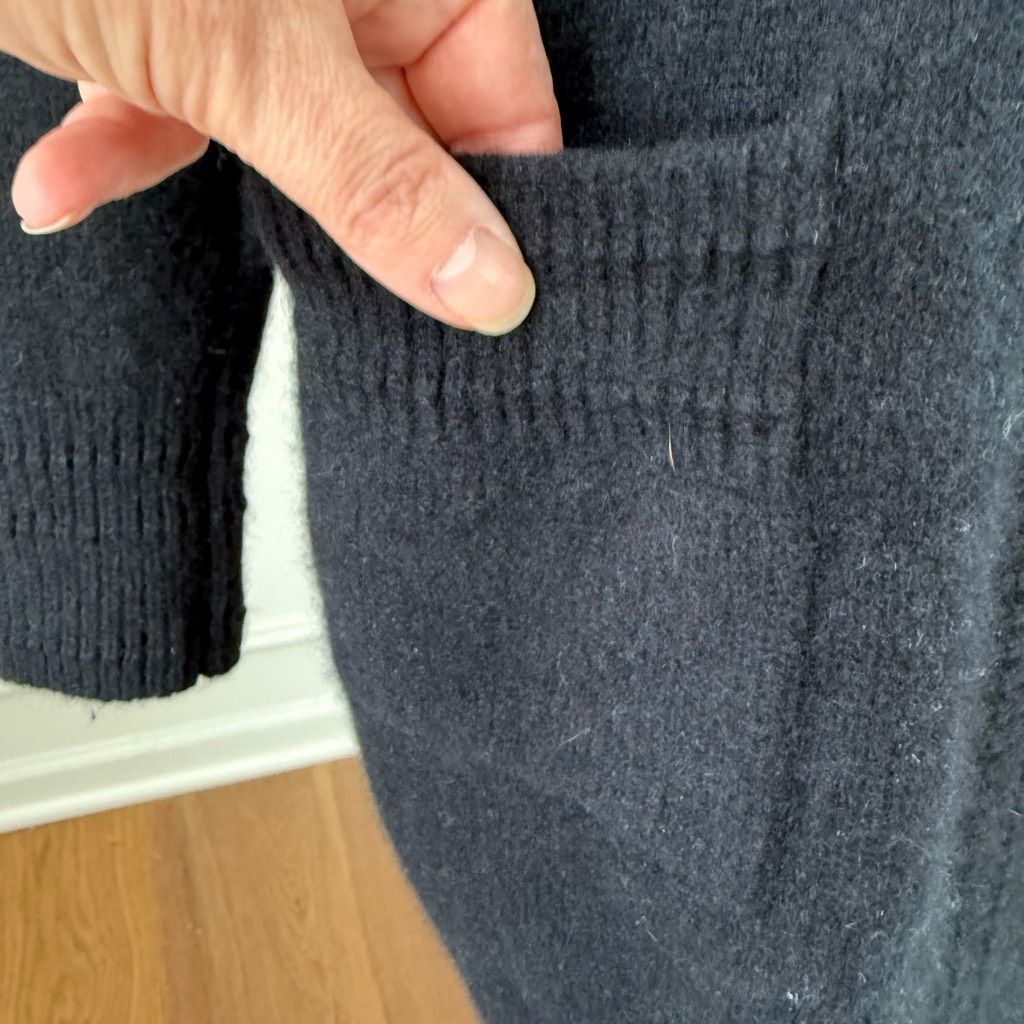 Other The Cashmere Project Black Open Front 100% Cashmere Cardigan Size S / US 4 / IT 40 - 4 Thumbnail