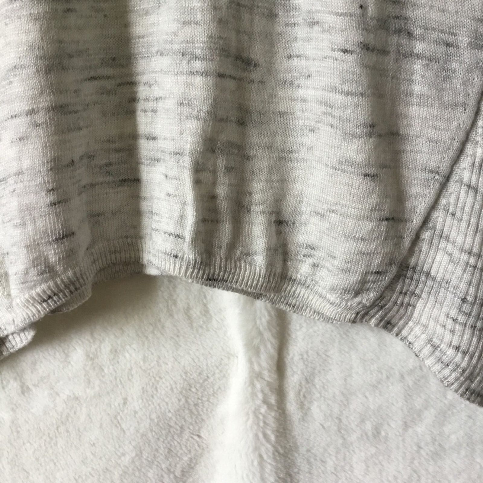 Lou & Grey Lou & Grey Light Gray Ribside Boatneck Sweater Top Size S / US 4 / IT 40 - 8 Thumbnail