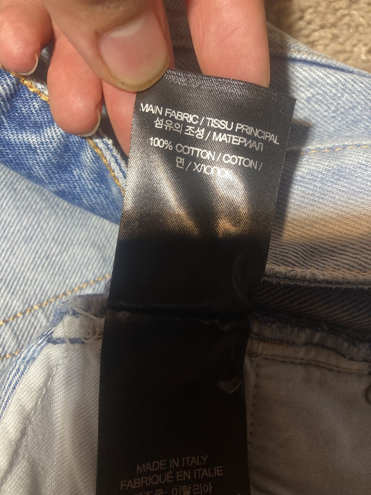 Vetements New Vetements Extended Leg Flare Distressed Double Seam Wash Size US 30 / EU 46 - 13 Thumbnail