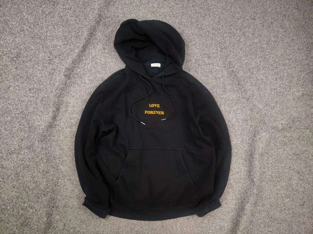 Sandro Sandro Paris Design Black Love Forever Logo Oversized Hoodie Size US L / EU 52-54 / 3 - 1 Thumbnail
