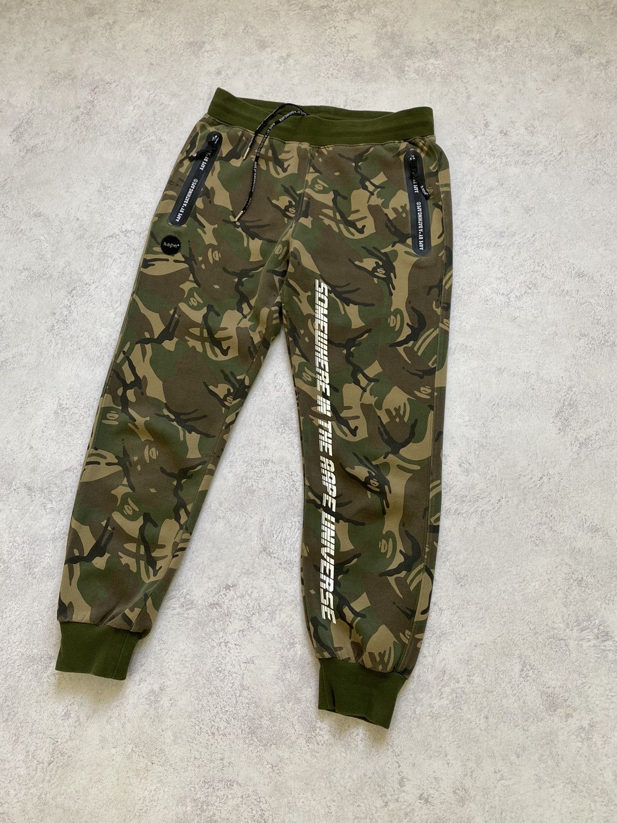 Aape Aape A Bathing Ape Mens Camo Joggers Size S Size US 28 / EU 44 - 2 Thumbnail