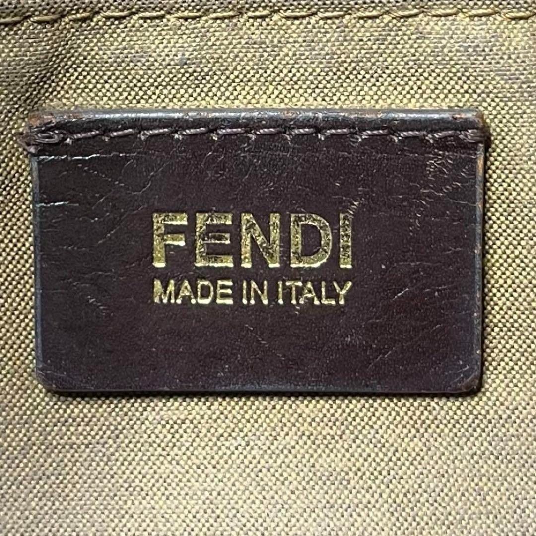 Fendi Fendi - Zucca Shoulder Bag Crossbody Monogram Brown Size ONE SIZE - 7 Thumbnail