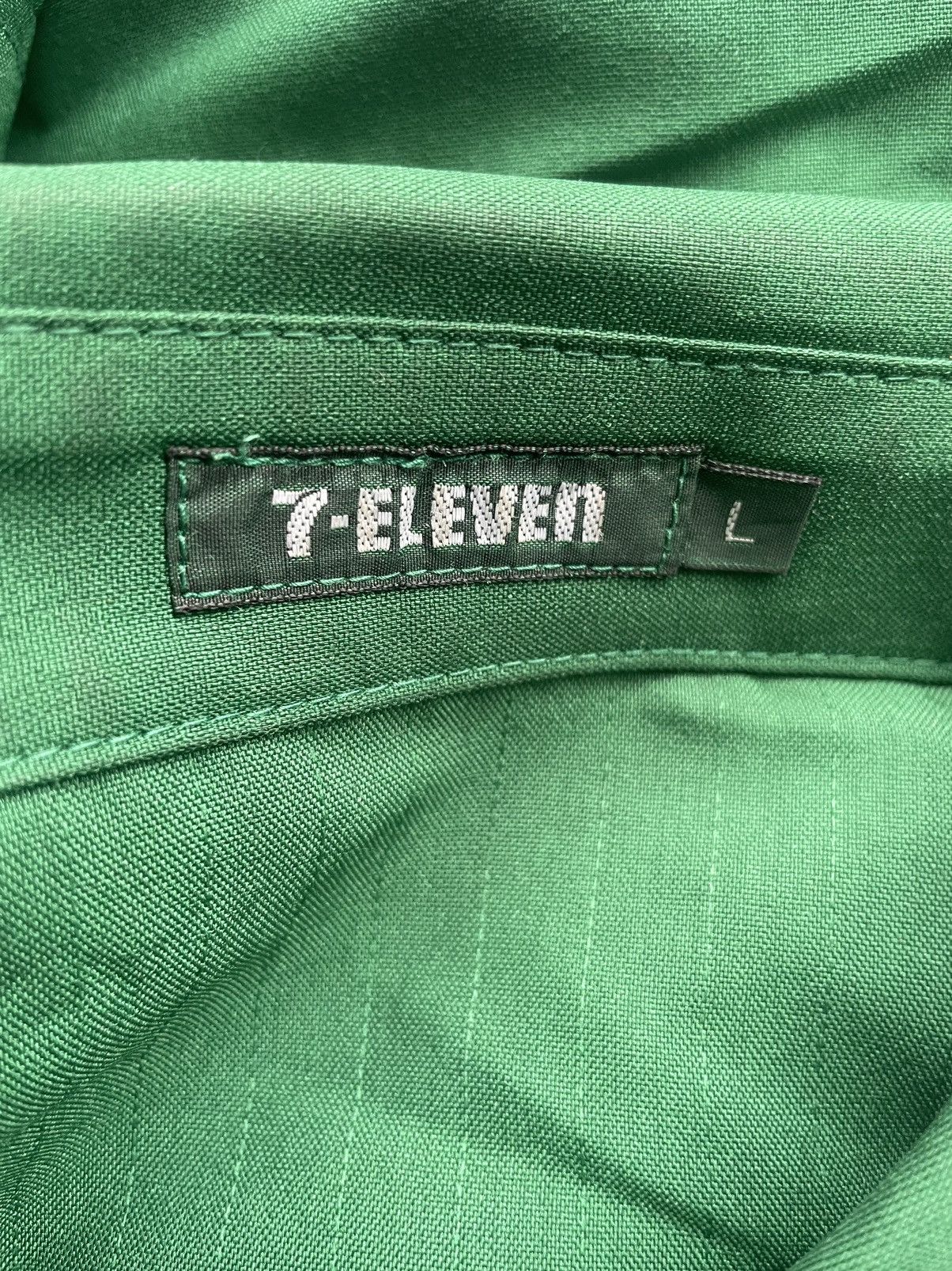 Japanese Brand 7 Eleven Short Sleave Work Shirt Size US L / EU 52-54 / 3 - 14 Thumbnail