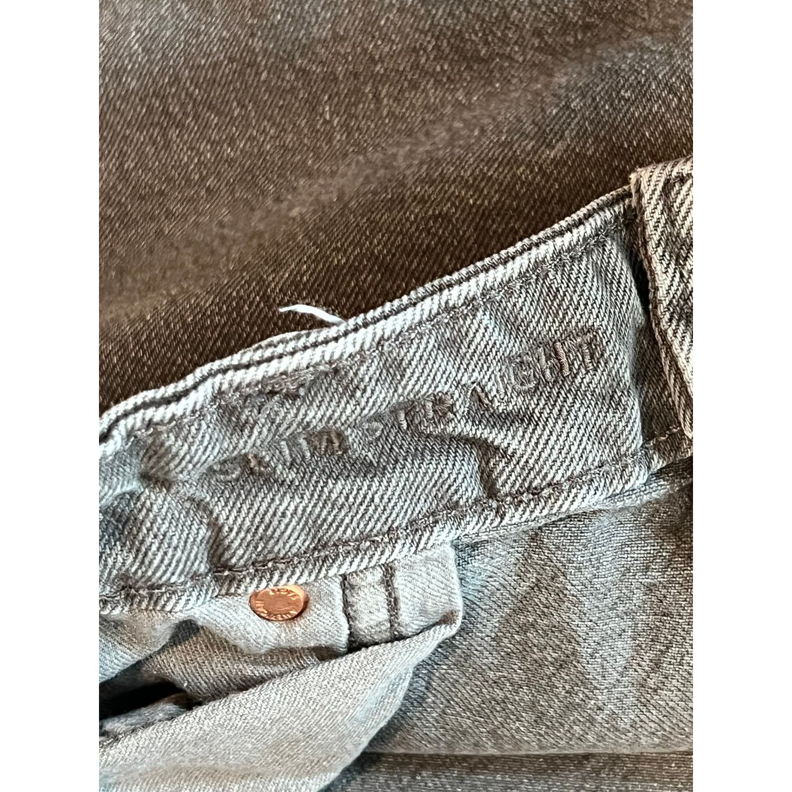 American Eagle Outfitters American Eagle Athletic Black Jeans Mens 38x30 Size US 38 / EU 54 - 4 Thumbnail