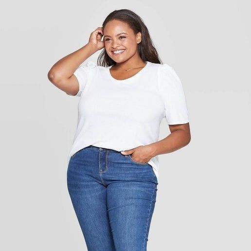Other Merona Blouses White Size X Size XL / US 12-14 / IT 48-50 - 1 Preview