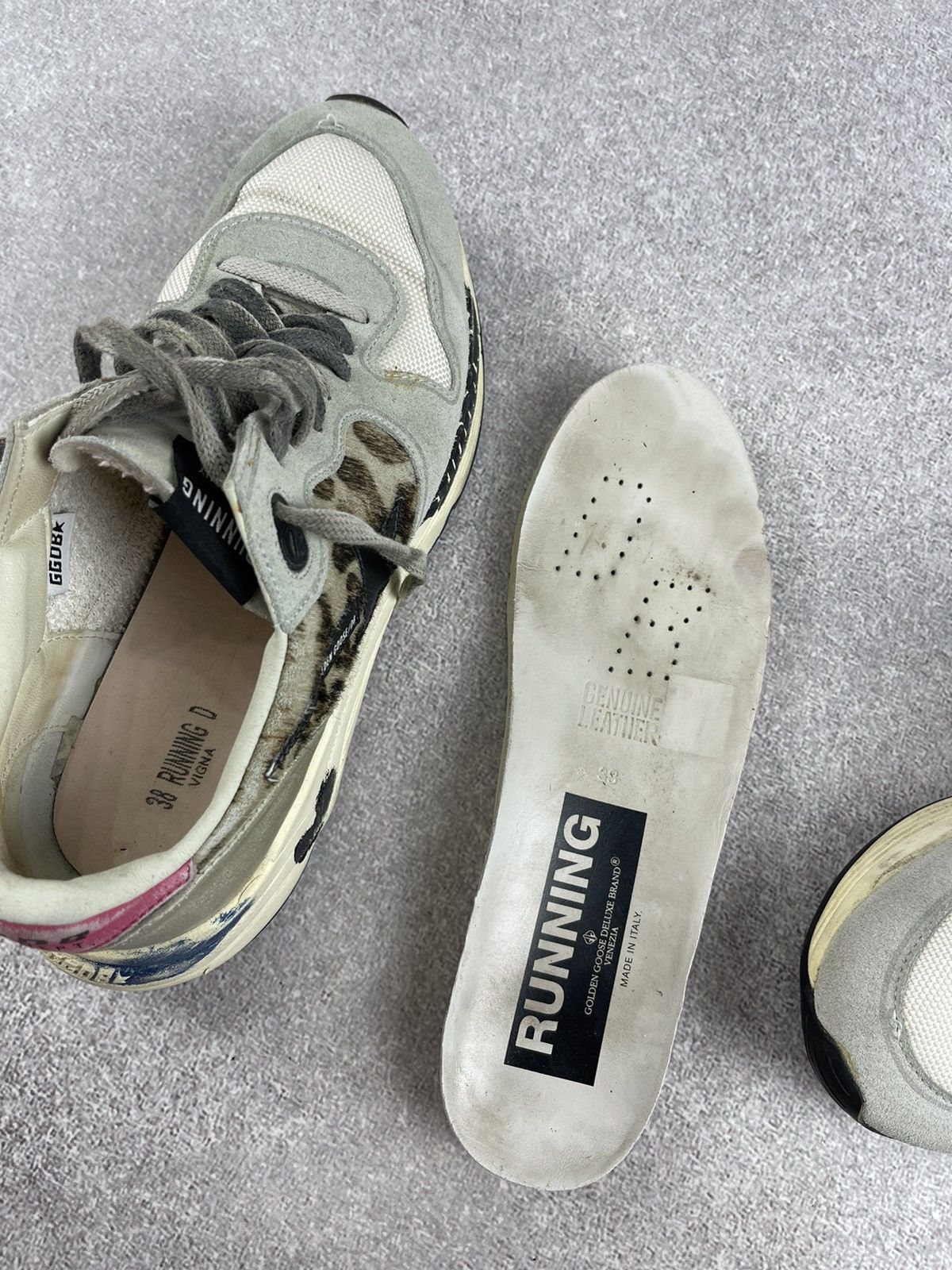 Golden Goose Golden Goose Leopard Print Running Sneakers Size 38 Size US 8 / IT 38 - 20 Thumbnail