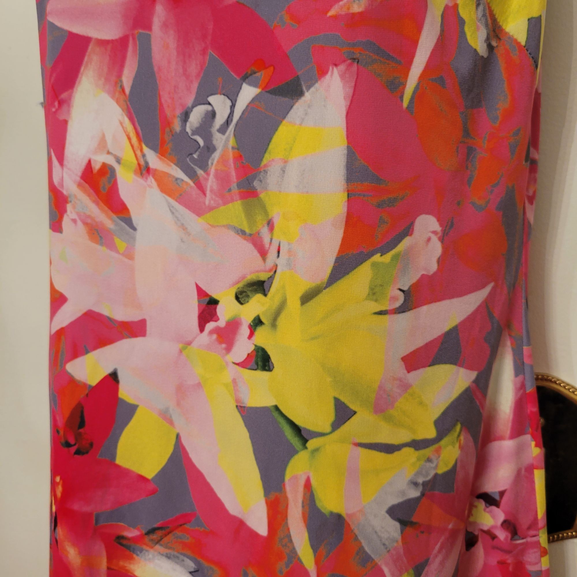 Trina Turk Trina Turk Floral Sheath Sleeveless Dress M Tropical FELANA Size M / US 6-8 / IT 42-44 - 6 Thumbnail