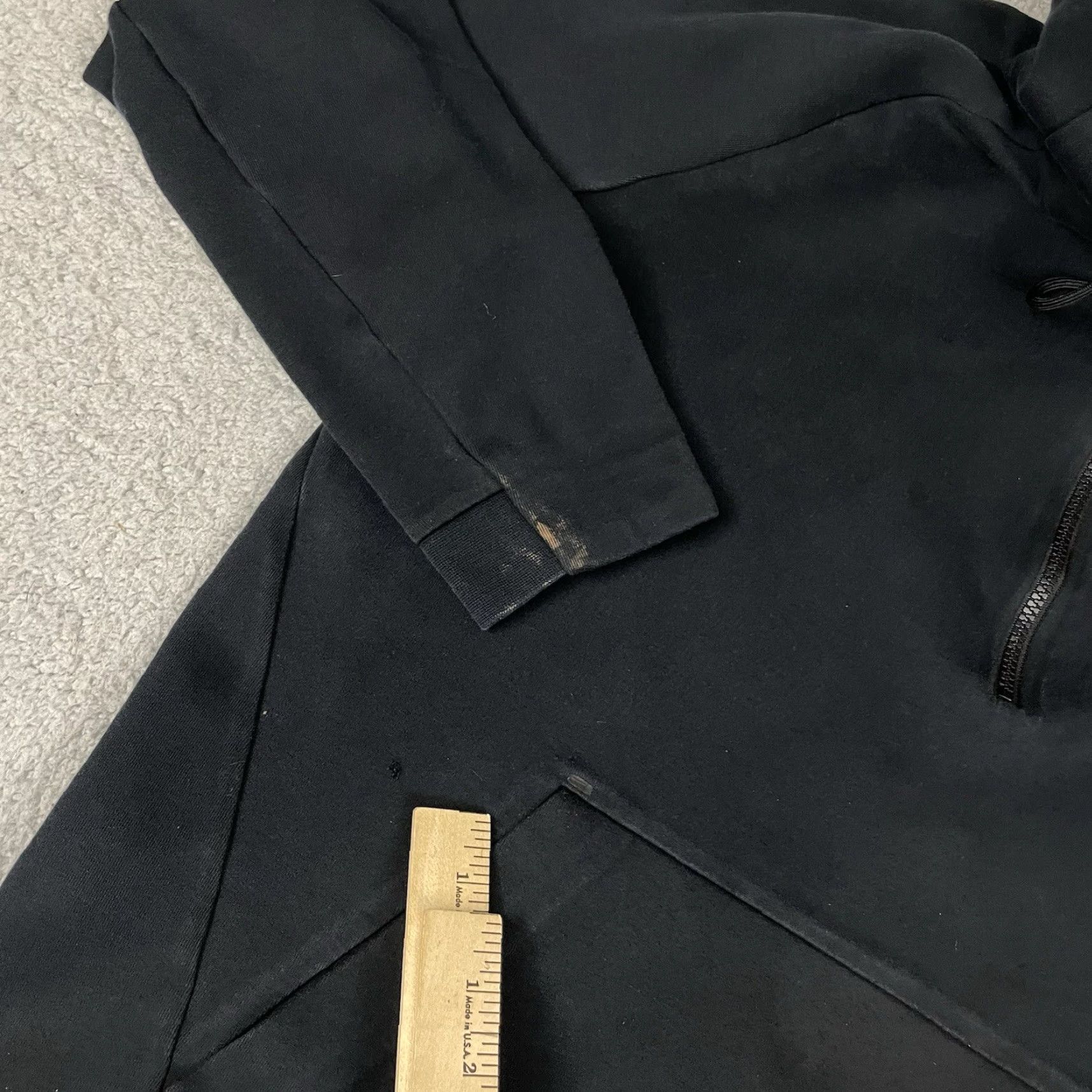 Nike Nike Hoodie Pullover 1/2 Zip Sweatshirt Hooded Black Adult Medium L Mens Hoodie Jacket Size US L / EU 52-54 / 3 - 5 Thumbnail