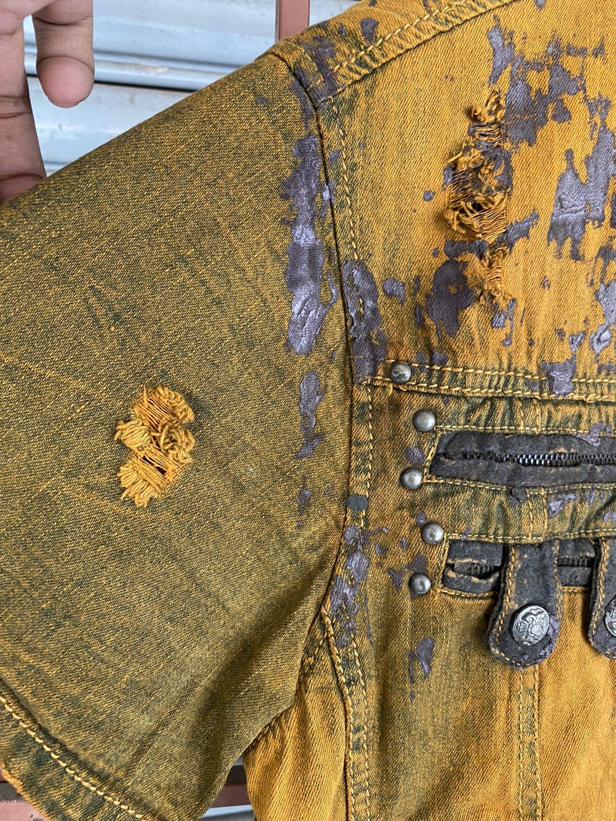 In The Attic Vintage In The Attic Punk Dye button shirt Size US L / EU 52-54 / 3 - 7 Thumbnail