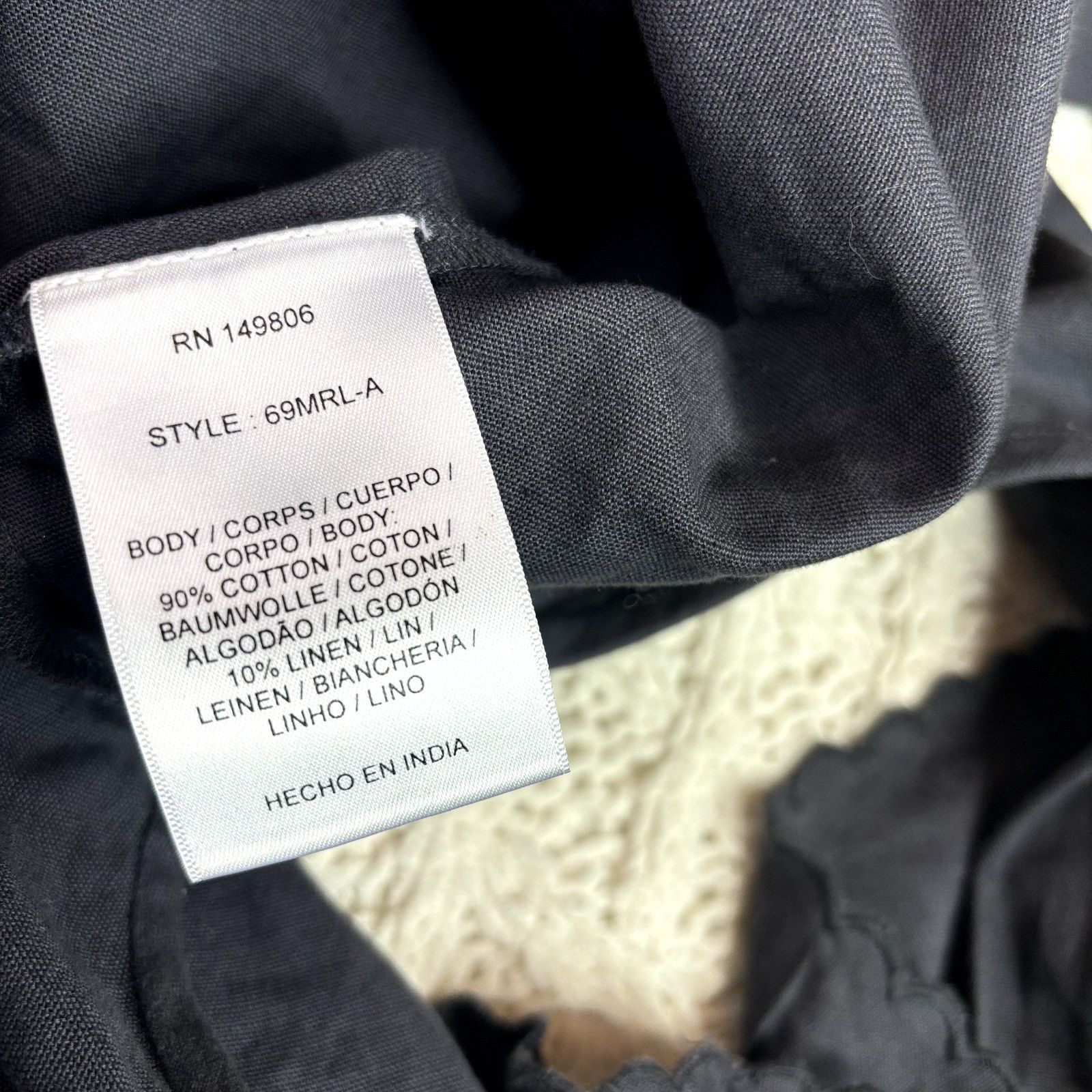Anthropologie Maria Stanley Anthropologie Cascada Ruffle Jumpsuit, Black W Size 40" / US 18 - 9 Thumbnail