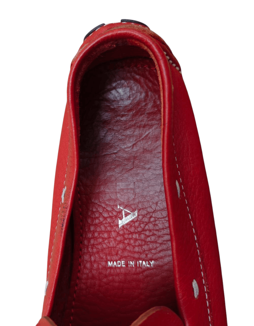 Prada Prada Red Leather Loafers Size US 5.5 / IT 35.5 - 7 Thumbnail
