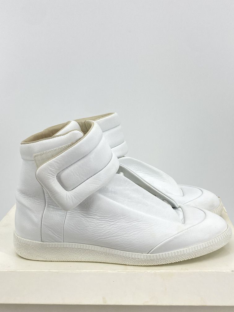 Baskets Maison Margiela Future - Taille 41 (US8) En Cuir Noir - Made In Italy, état Excellent D'occasion