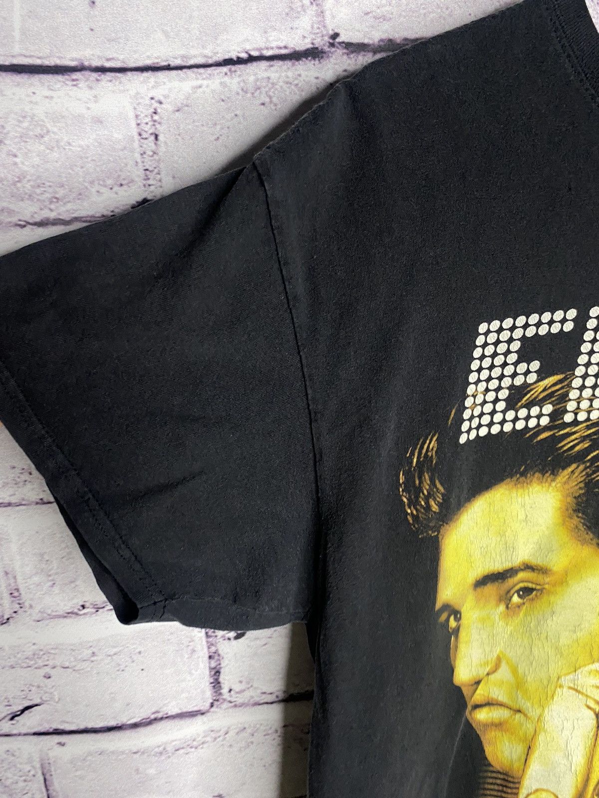 Band Tees MENS Elvis Presley Rock & Roll Overprint Logo Tee Size US L / EU 52-54 / 3 - 3 Thumbnail