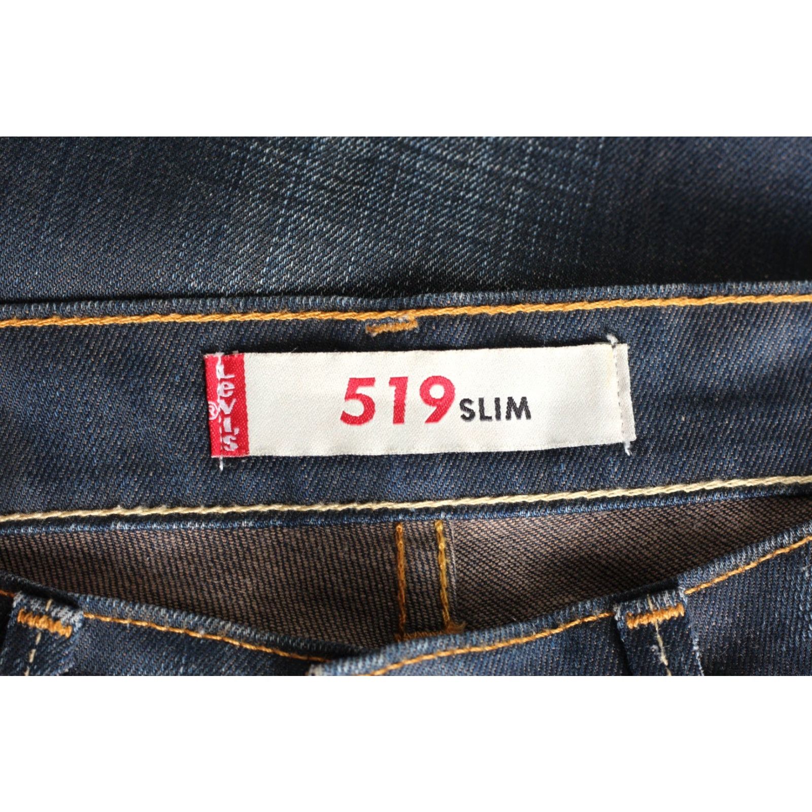 Levi's VINTAGE Levi’s 519 SLIM Jeans Men W32 L32 Stretch DZ7604 - Vintage 5-Pocket Denim Blue Slim fit jeans Mens 32x32 Size US 32 / EU 48 - 7 Thumbnail