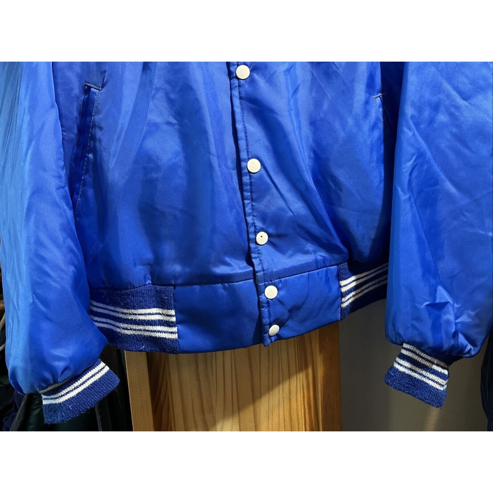 Other VTG Varsity Jacket West Wind Jay Jacobs Mens L Blue USA Made Size US L / EU 52-54 / 3 - 7 Thumbnail