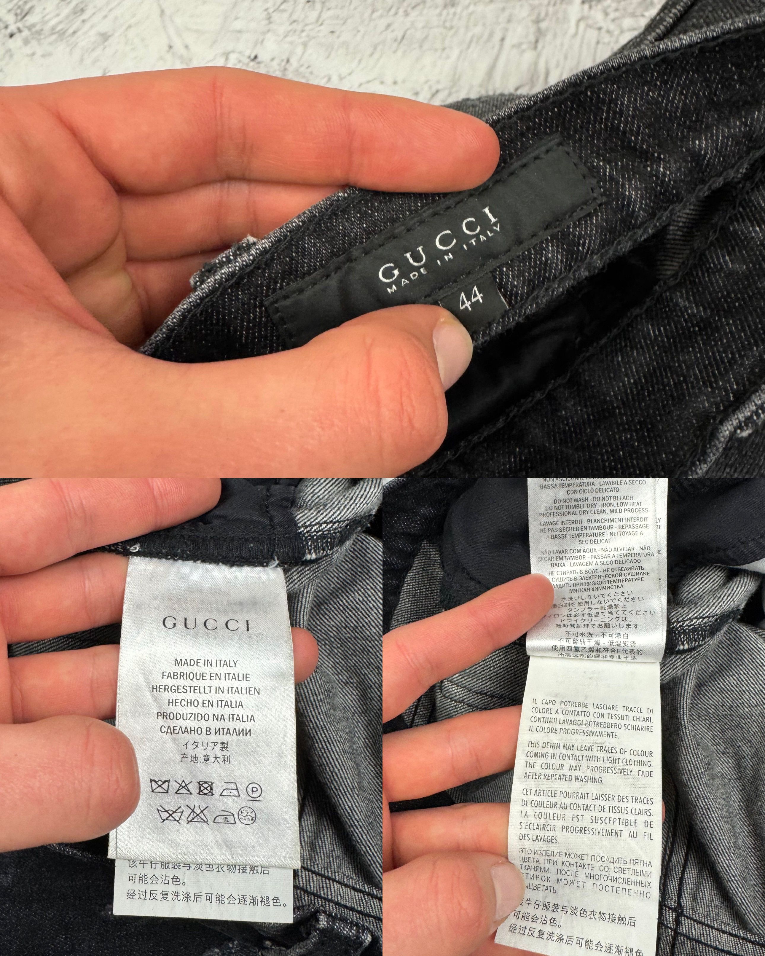 Gucci Gucci Distressed Rhinestone Embellishment Jeans 44 Size US 32 / EU 48 - 3 Thumbnail