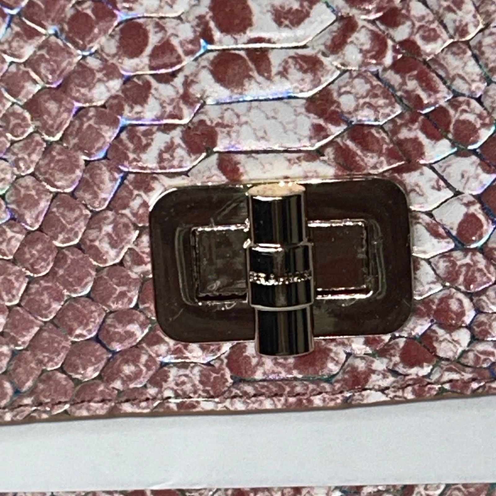 BRAHMIN Brahmin Hallie Multi Skyterra Snake Leather Shoulder Bag NWT Size ONE SIZE - 6 Thumbnail