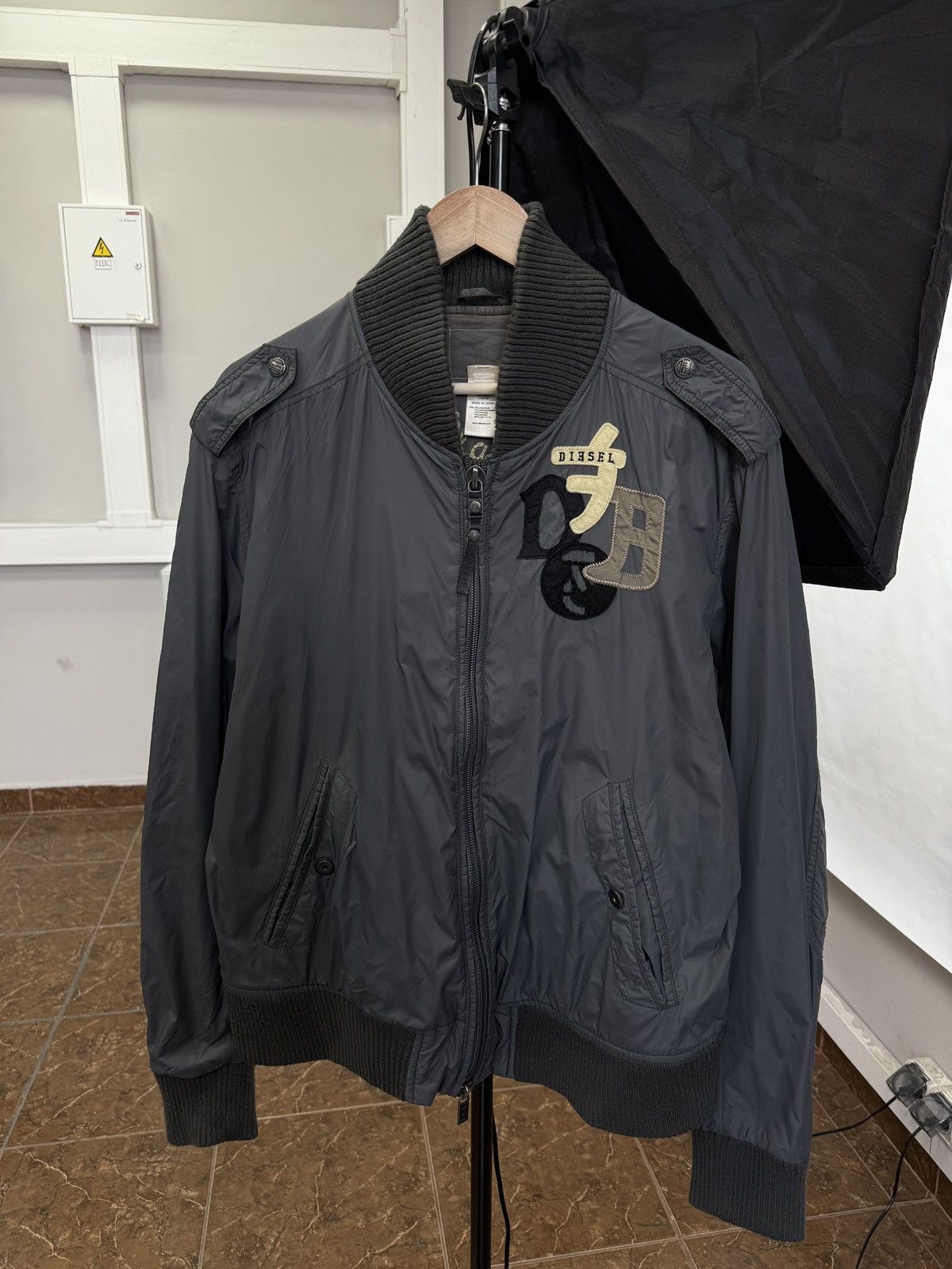 Diesel × Diesel Black Gold × Japanese Brand 🇯🇵 Diesel Japan Style Bomber Jacket Retro Kapital Style Rare Size US XL / EU 56 / 4 - 1 Thumbnail