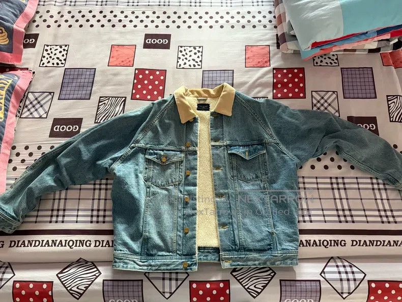 Fear of God Fear of God Lamb fleece denim jacket Size US L / EU 52-54 / 3 - 1 Thumbnail