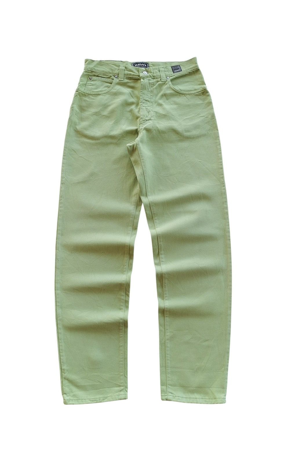 Versace Jeans Couture Vintage Versace Jeans Couture Green Jeans Pants Italy Size US 32 / EU 48 - 2 Thumbnail